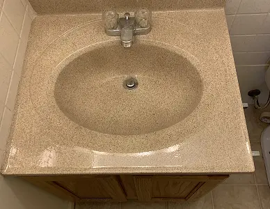 a complete sink reglazing